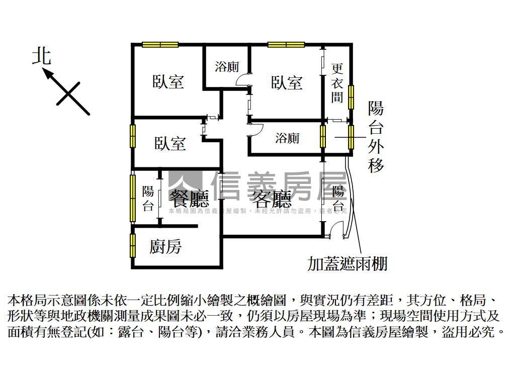 未來Ｇ１３－邊間三房車位房屋室內格局與周邊環境