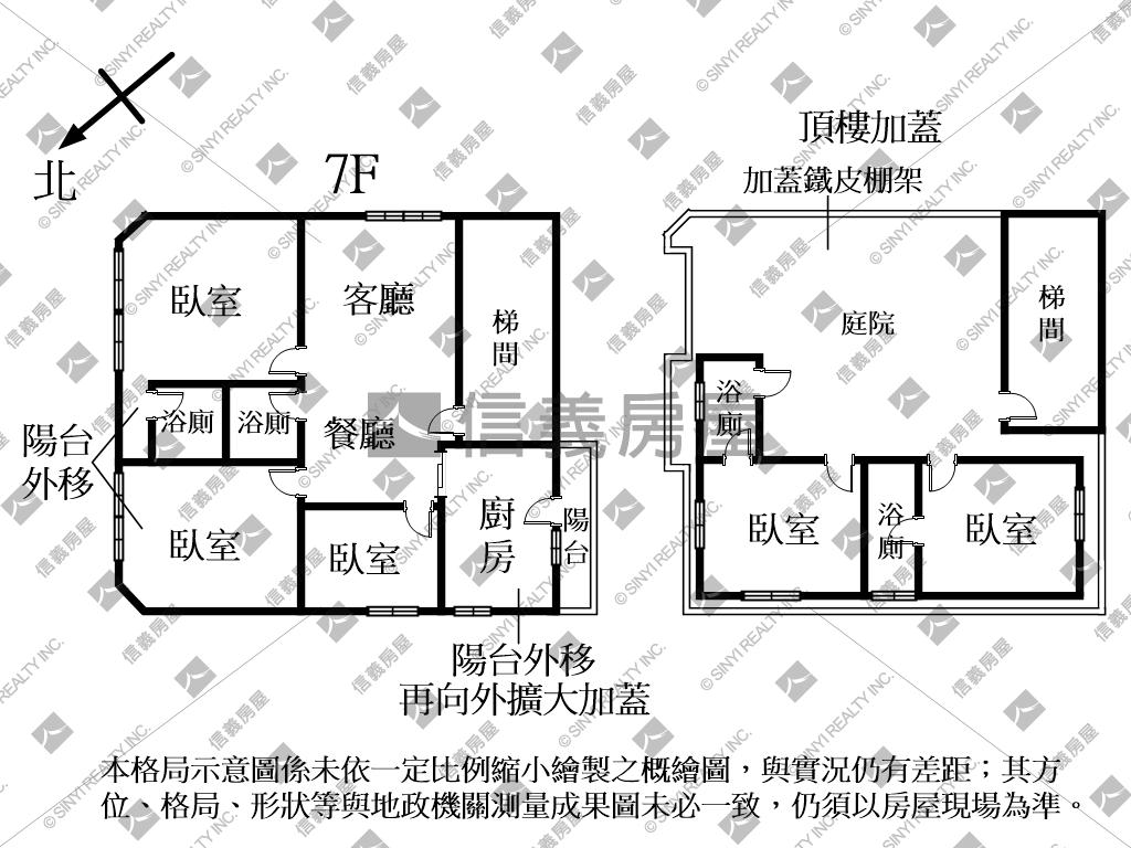 近捷運邊間獨棟高樓頂加房屋室內格局與周邊環境