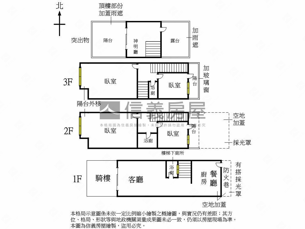 近中山商圈震後臨路店墅房屋室內格局與周邊環境