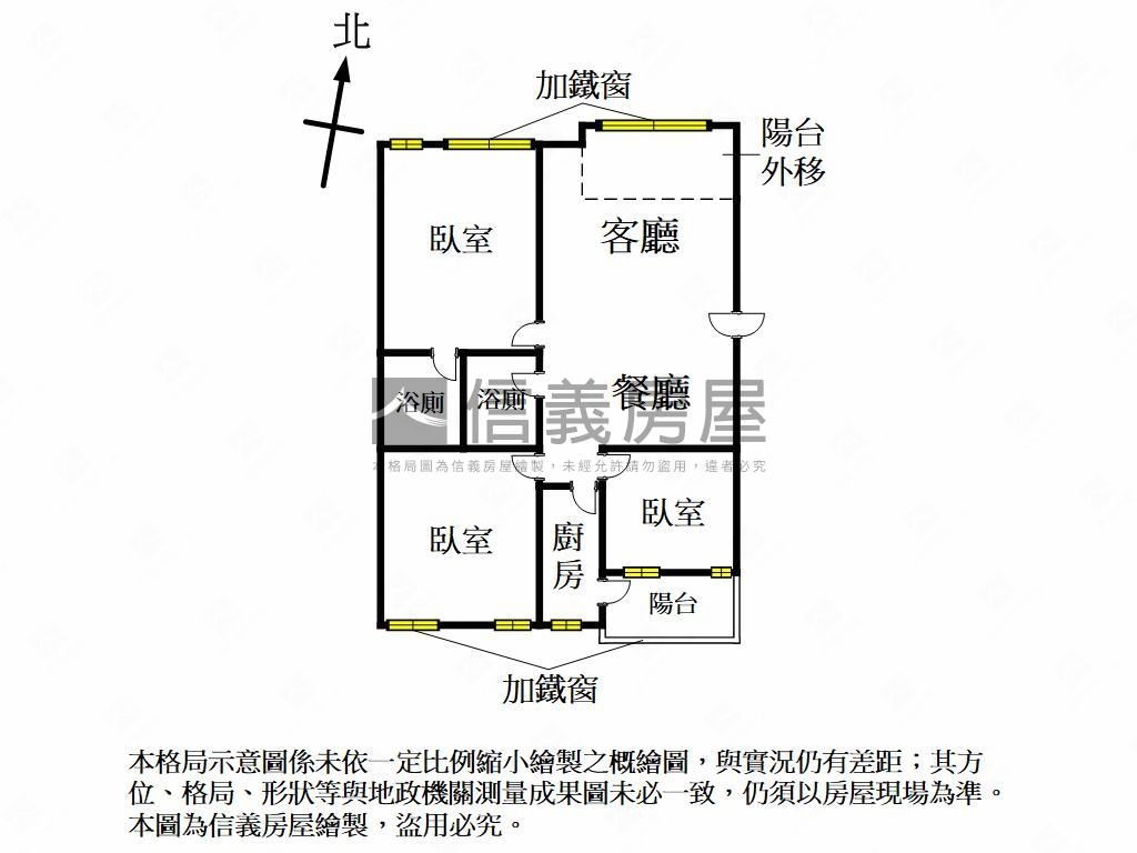 都會公園首排景觀三房房屋室內格局與周邊環境