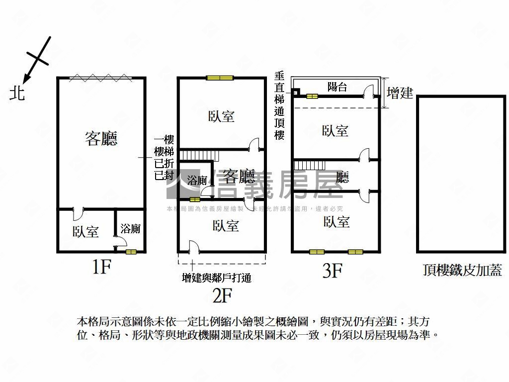 自立路巷弄靜透天房屋室內格局與周邊環境