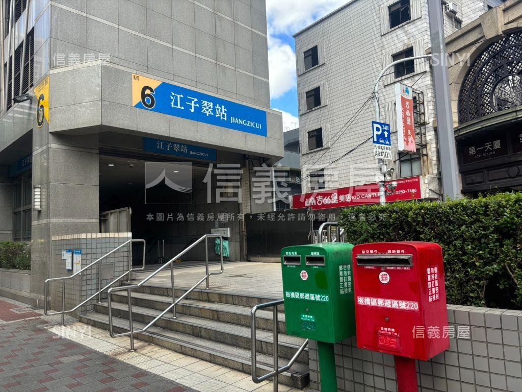 近江子翠捷運站方正的公寓房屋室內格局與周邊環境