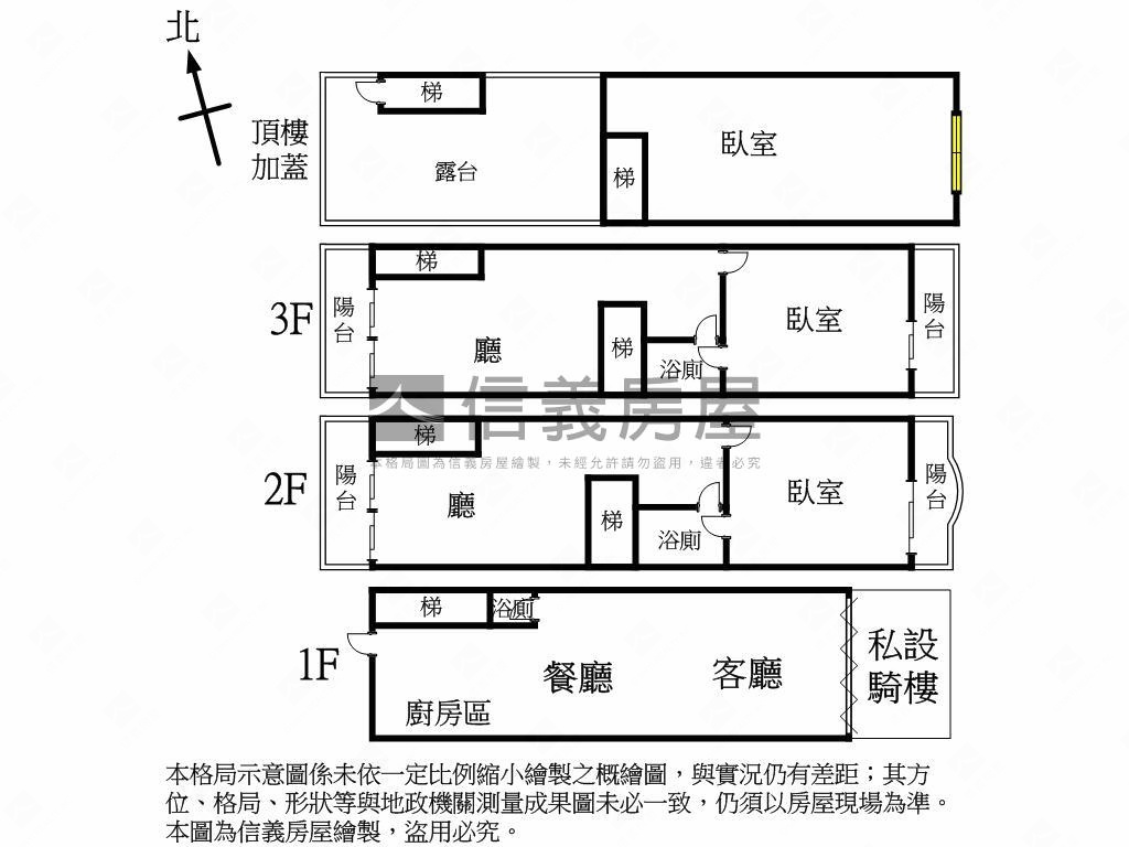 烏石港衝浪度假透天房屋室內格局與周邊環境