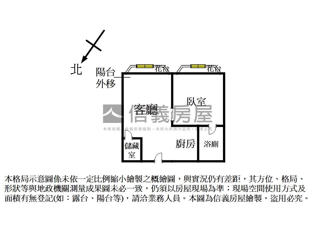 靜心心靜精美方正一房一廳房屋室內格局與周邊環境
