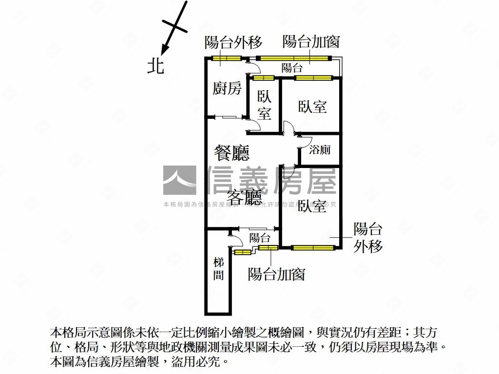 捷運～絕美網溪公寓３樓房屋室內格局與周邊環境