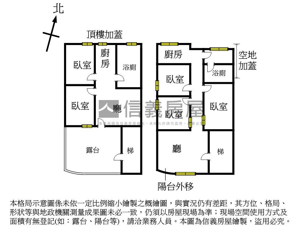 正義北頂加大空間房屋室內格局與周邊環境