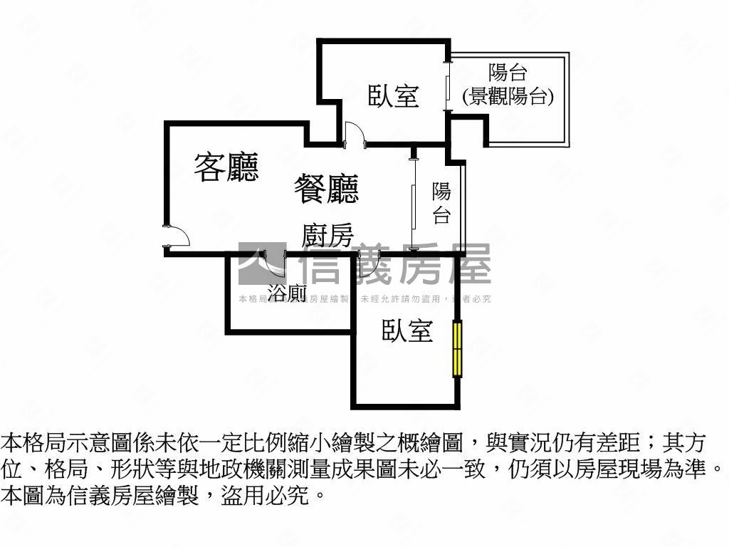 森美樹成家高樓兩房房屋室內格局與周邊環境