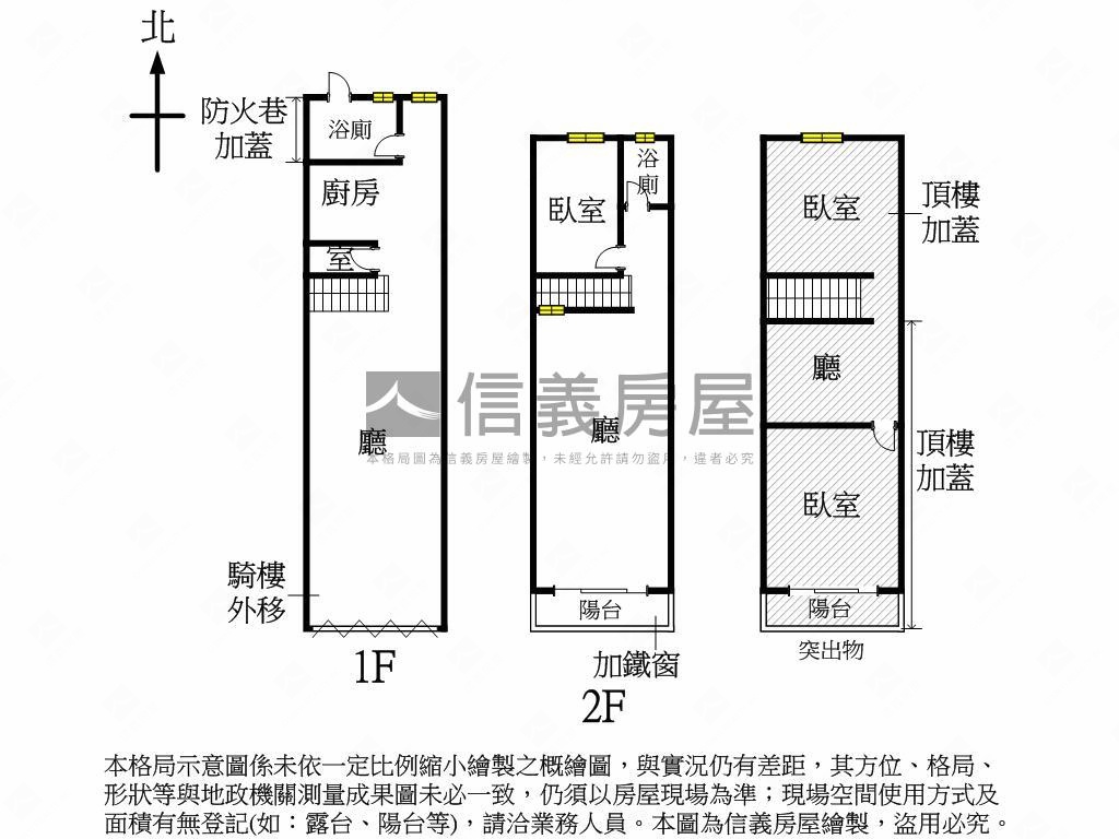 勤益旁活路朝南好棒棒透天房屋室內格局與周邊環境
