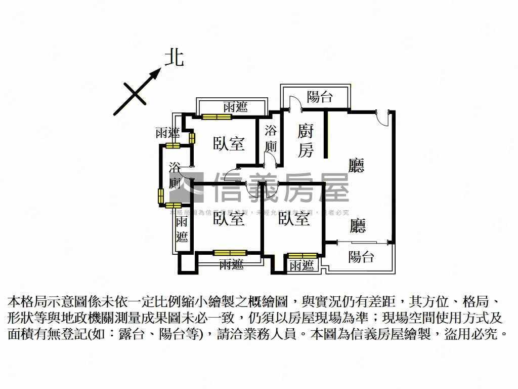 新春好案★北市美裝三房Ｂ房屋室內格局與周邊環境