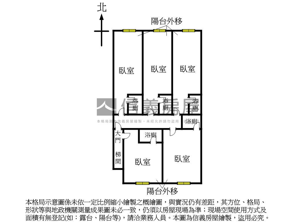 松江南京收租置產公寓３樓房屋室內格局與周邊環境