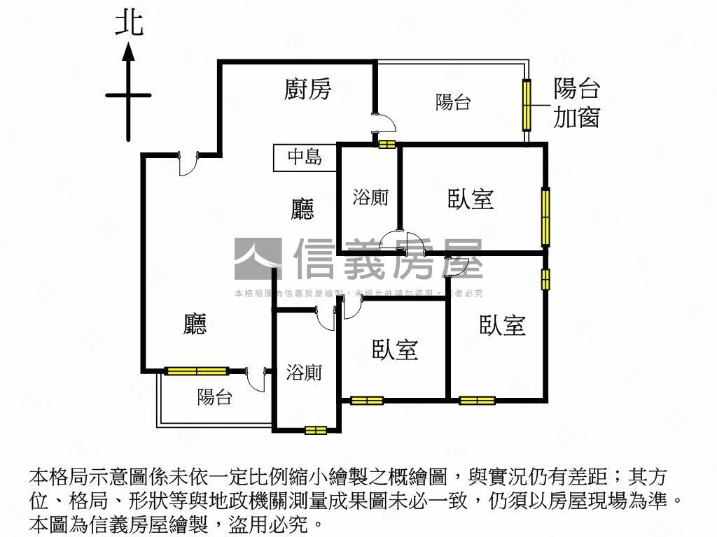 涵玉精裝採光戶三房平車位房屋室內格局與周邊環境