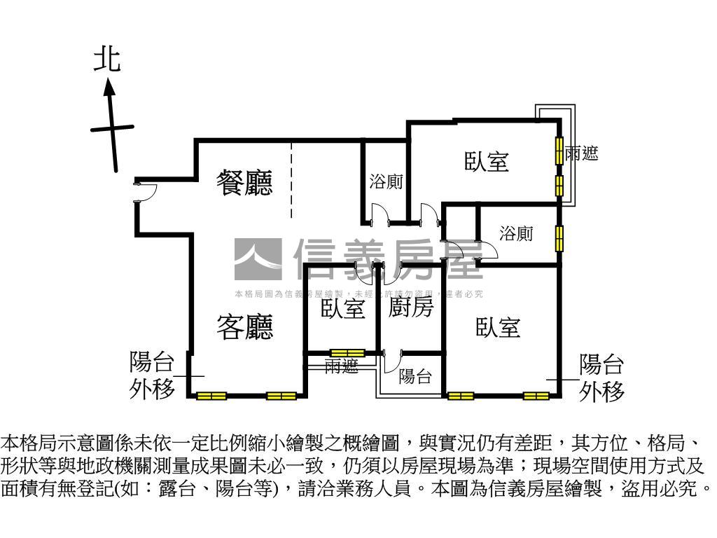 樺福水悅‧靜賞１０１房屋室內格局與周邊環境