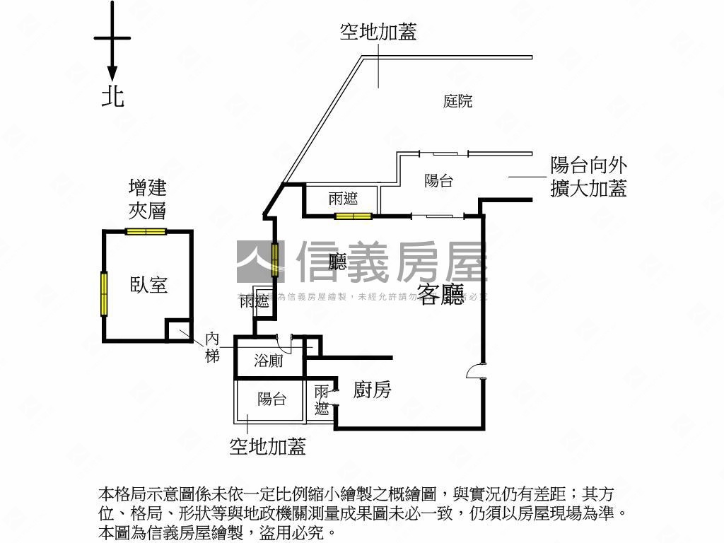 忠孝界露臺１樓雙車位房屋室內格局與周邊環境
