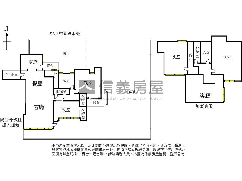 日月光挑高景觀１樓房屋室內格局與周邊環境