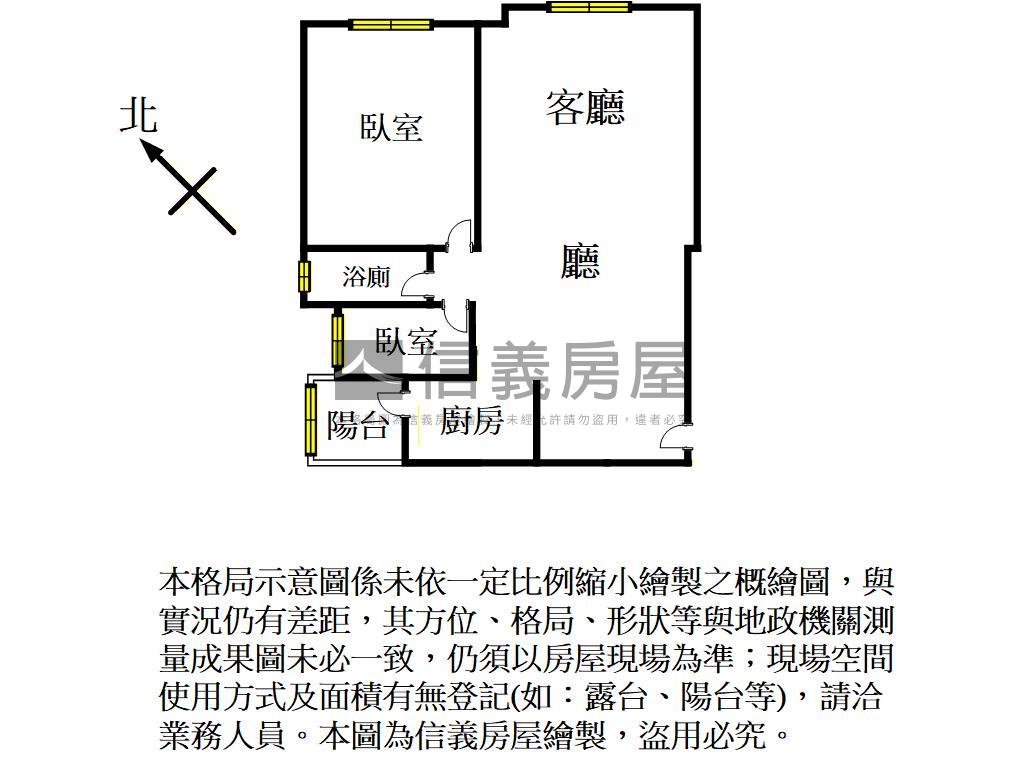過嶺大清哈佛兩房Ｂ１車位房屋室內格局與周邊環境