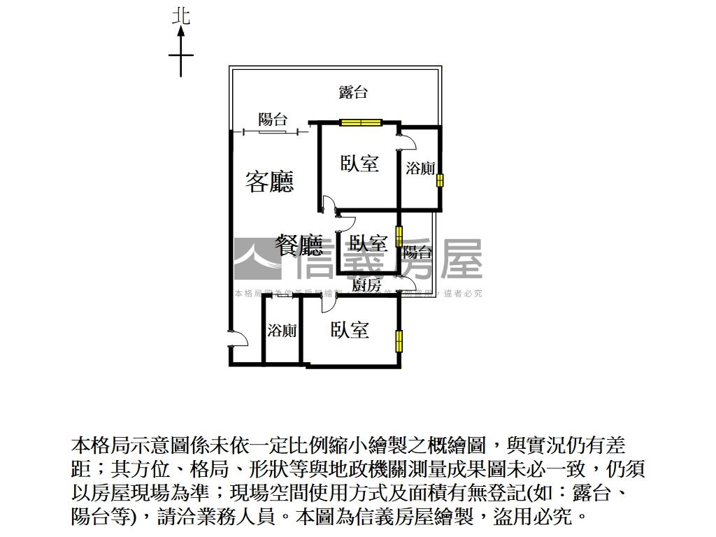 煙波ＰＡＲＫ露台三房平車房屋室內格局與周邊環境