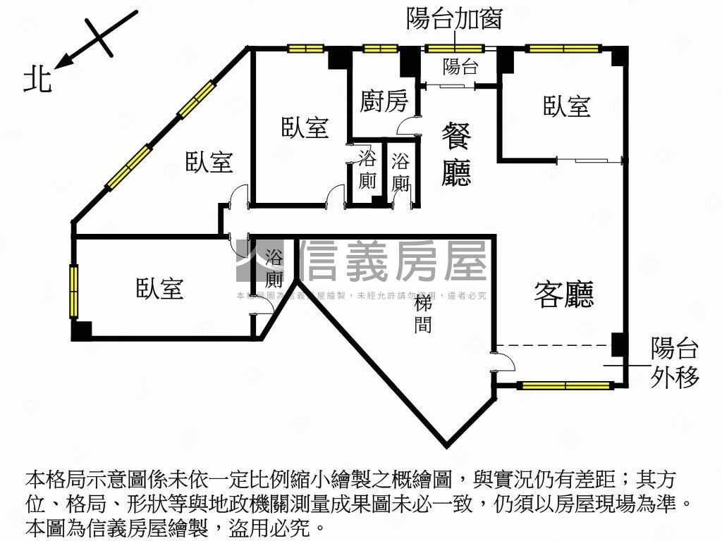 大安花園高樓層視野大四房房屋室內格局與周邊環境