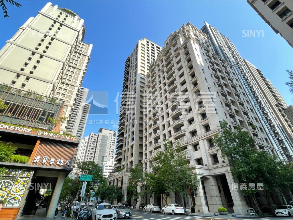 名人巷林鼎一邸前棟四車位房屋室內格局與周邊環境