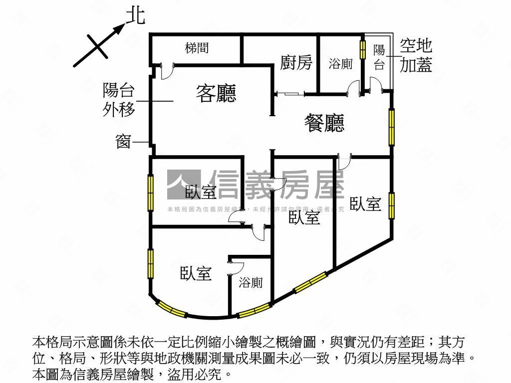 中正路邊間三樓雙衛浴房屋室內格局與周邊環境