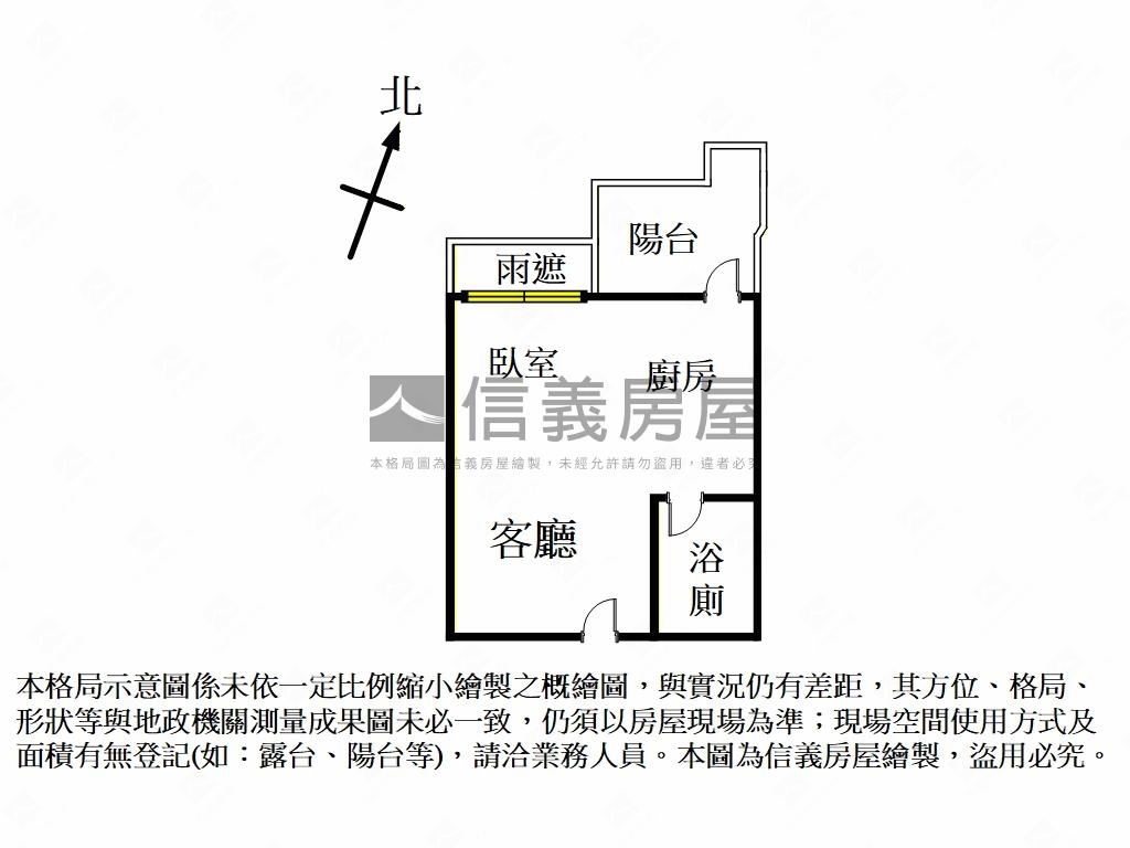 翔之譽▶景觀亮麗一房一廳房屋室內格局與周邊環境