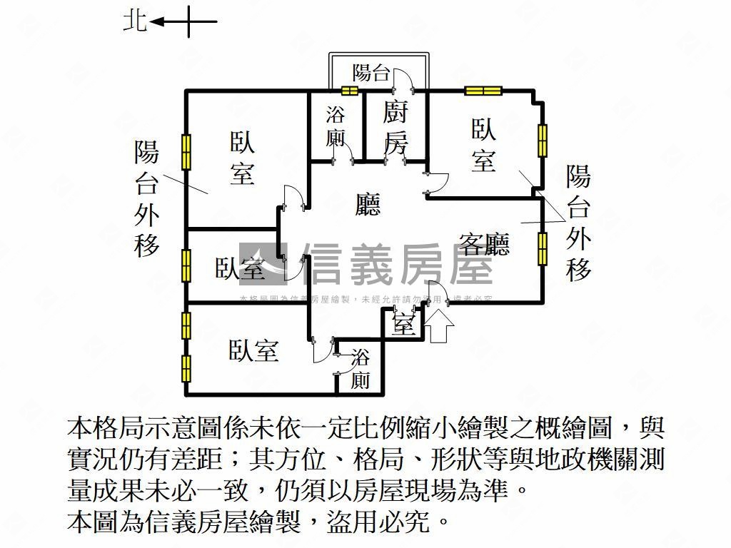近輕軌中正山水大四房房屋室內格局與周邊環境