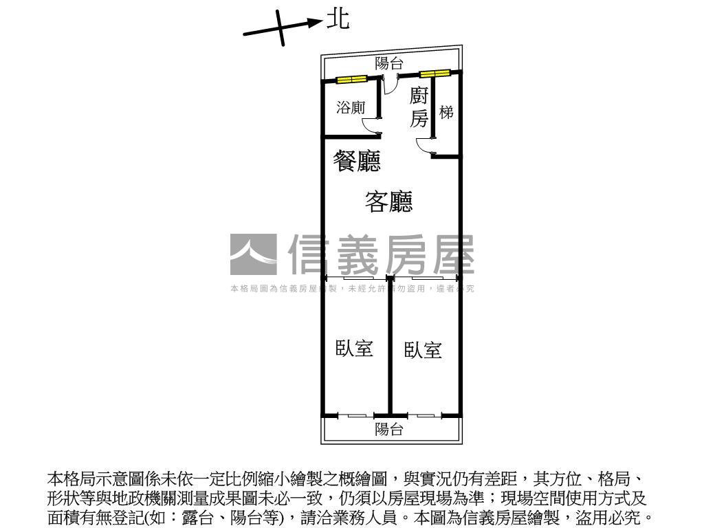 民族美妝低總美寓３Ｆ房屋室內格局與周邊環境