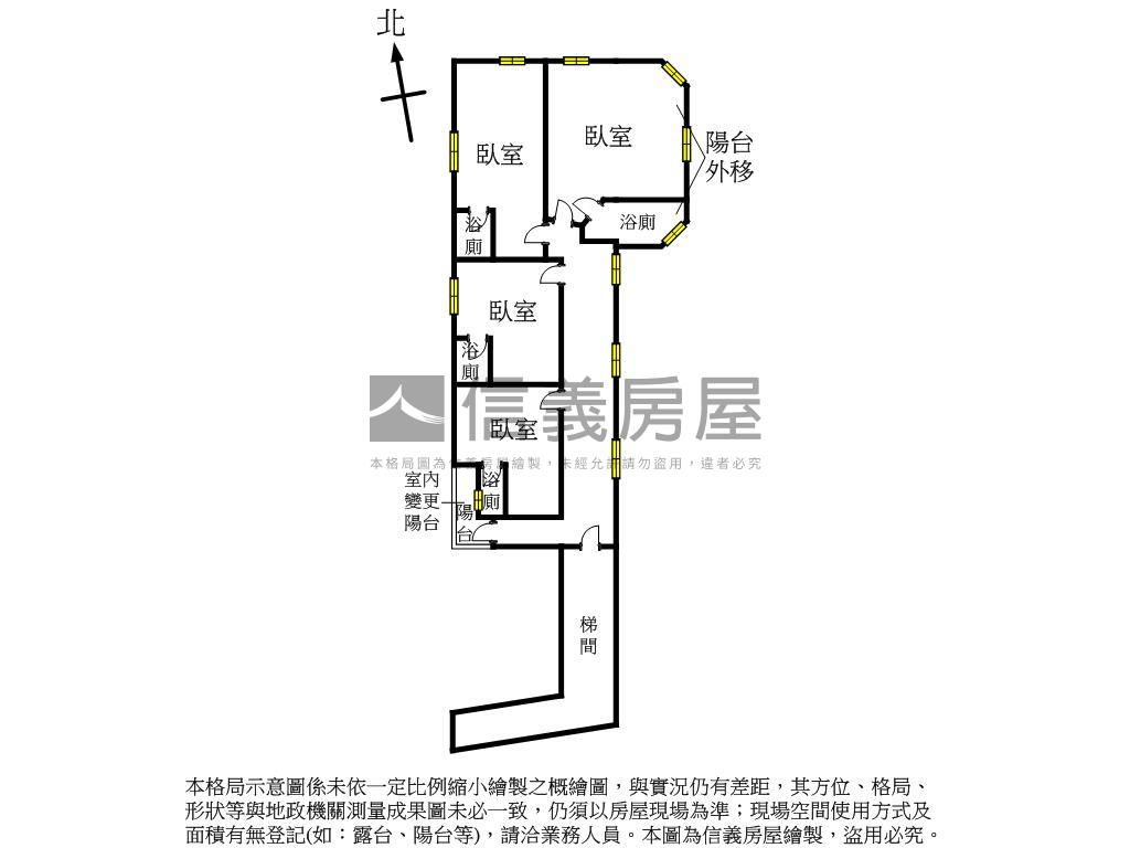 東區｜４房收租公寓房屋室內格局與周邊環境