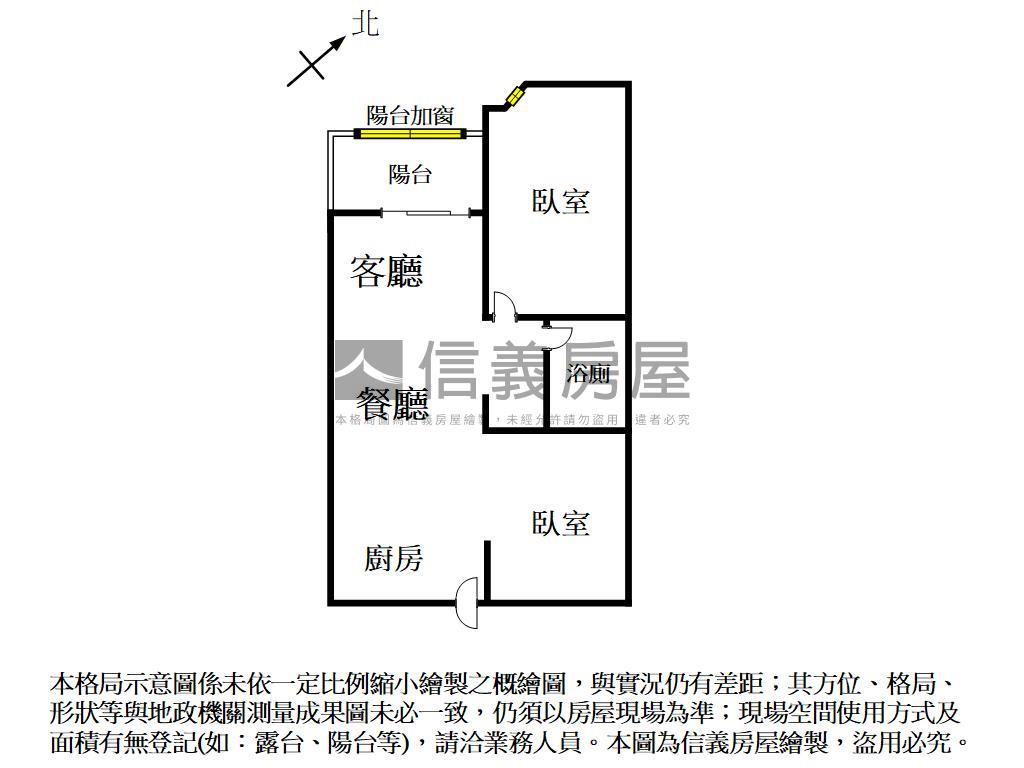 近南紡天際線美景兩房房屋室內格局與周邊環境