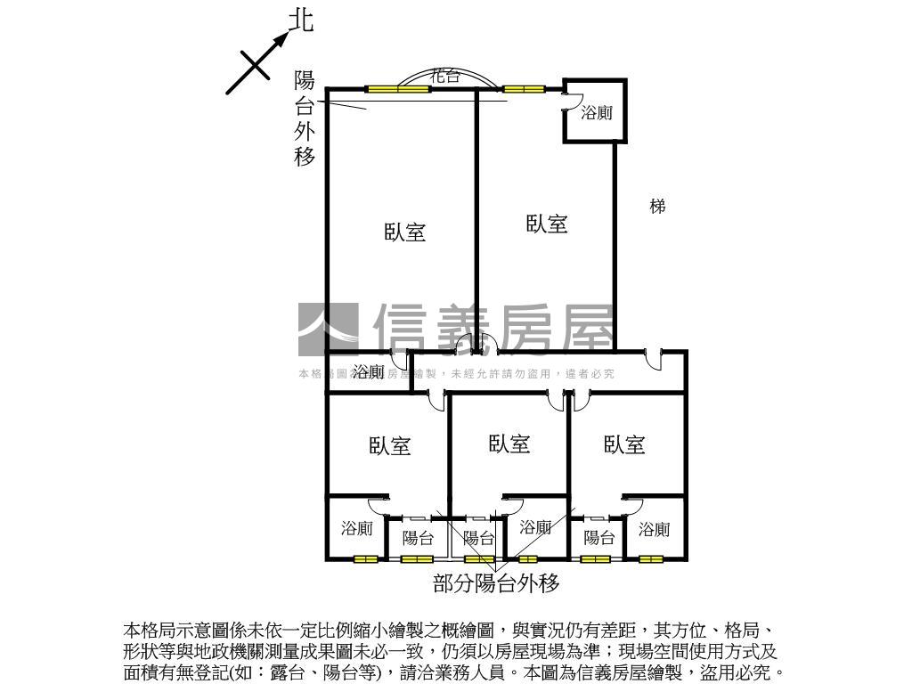 現成房東逢甲收租５套房房屋室內格局與周邊環境