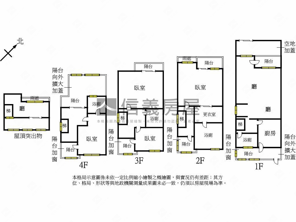 近康橋大亨堡寧靜透天房屋室內格局與周邊環境