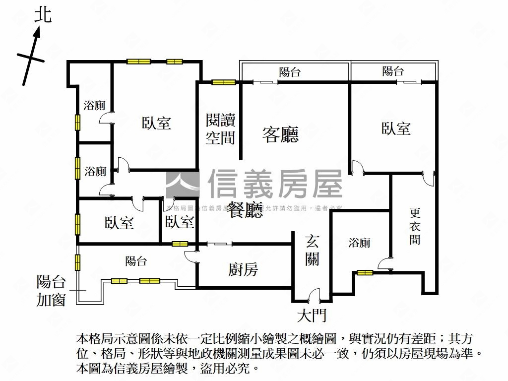 仁愛１０１大器尊榮雙車位房屋室內格局與周邊環境