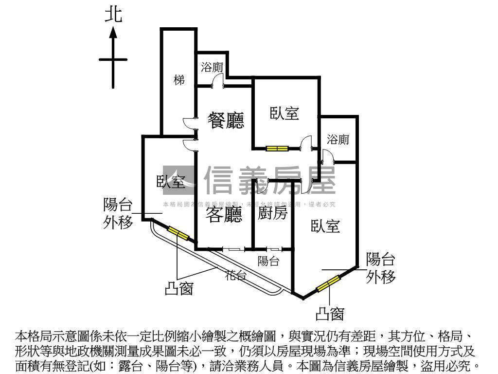 稀有華廈電梯三房有車位房屋室內格局與周邊環境
