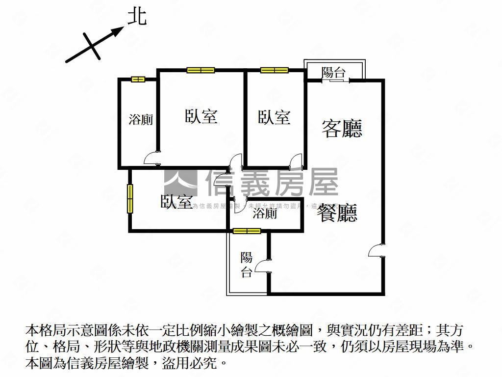 昂峰聚羨岱●高樓三房平車房屋室內格局與周邊環境