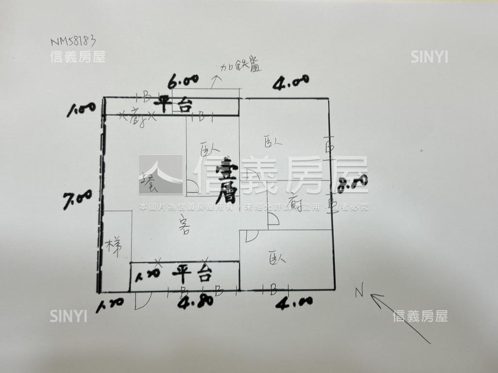 石牌捷運方正公寓一樓房屋室內格局與周邊環境