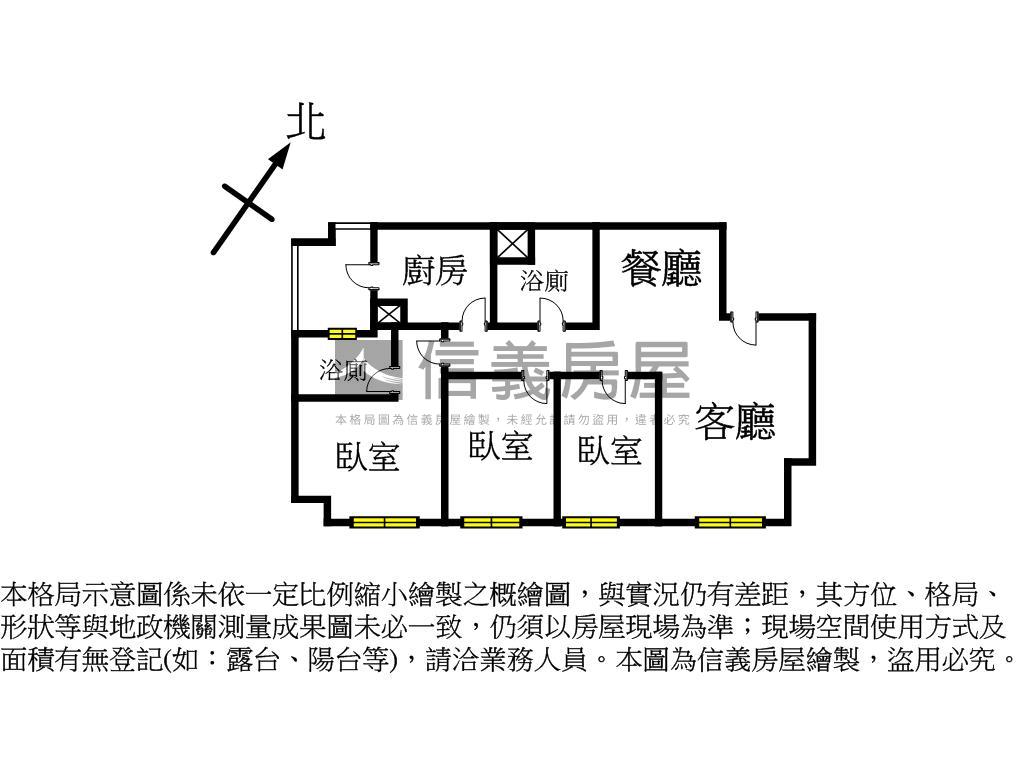 全新建案國雄中正三房坡平房屋室內格局與周邊環境