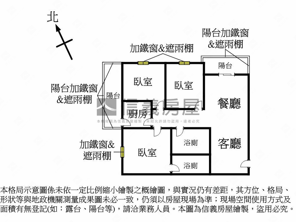 金門花園三房平車房屋室內格局與周邊環境