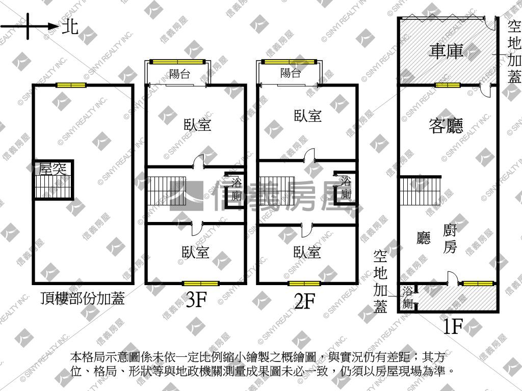 近鳳林路車庫透天房屋室內格局與周邊環境