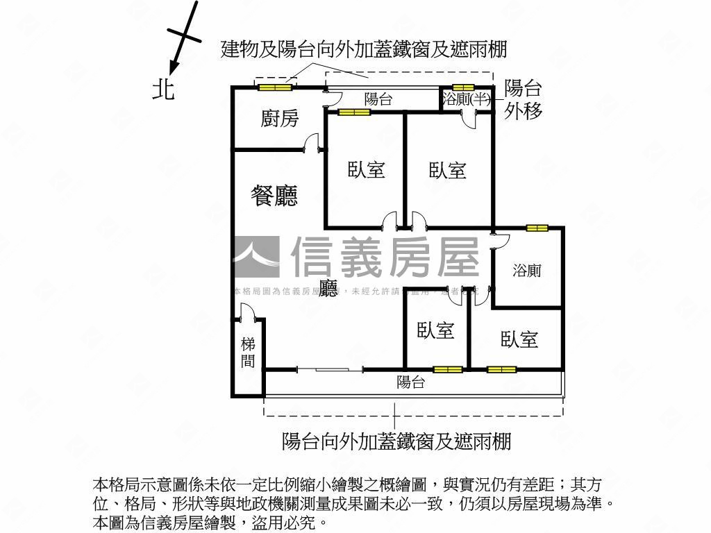 芝山捷運站大空間公寓３樓房屋室內格局與周邊環境