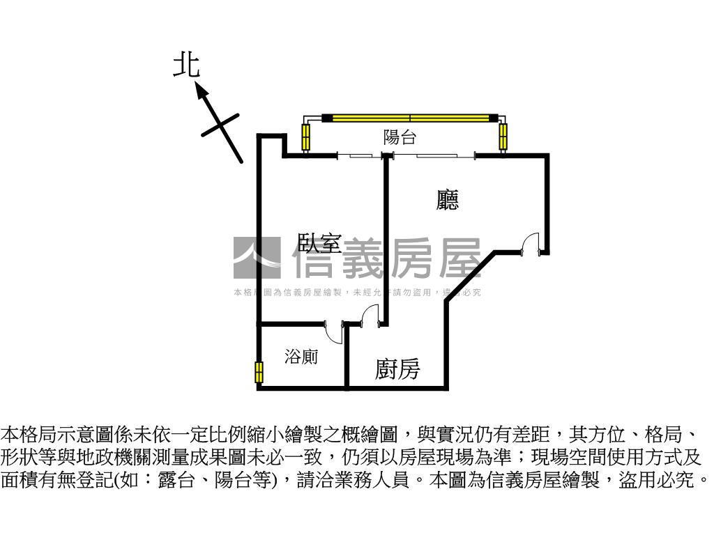 西區精裝大一房一廳房屋室內格局與周邊環境
