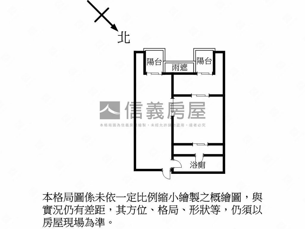 近美麗華雅璞涵館房屋室內格局與周邊環境