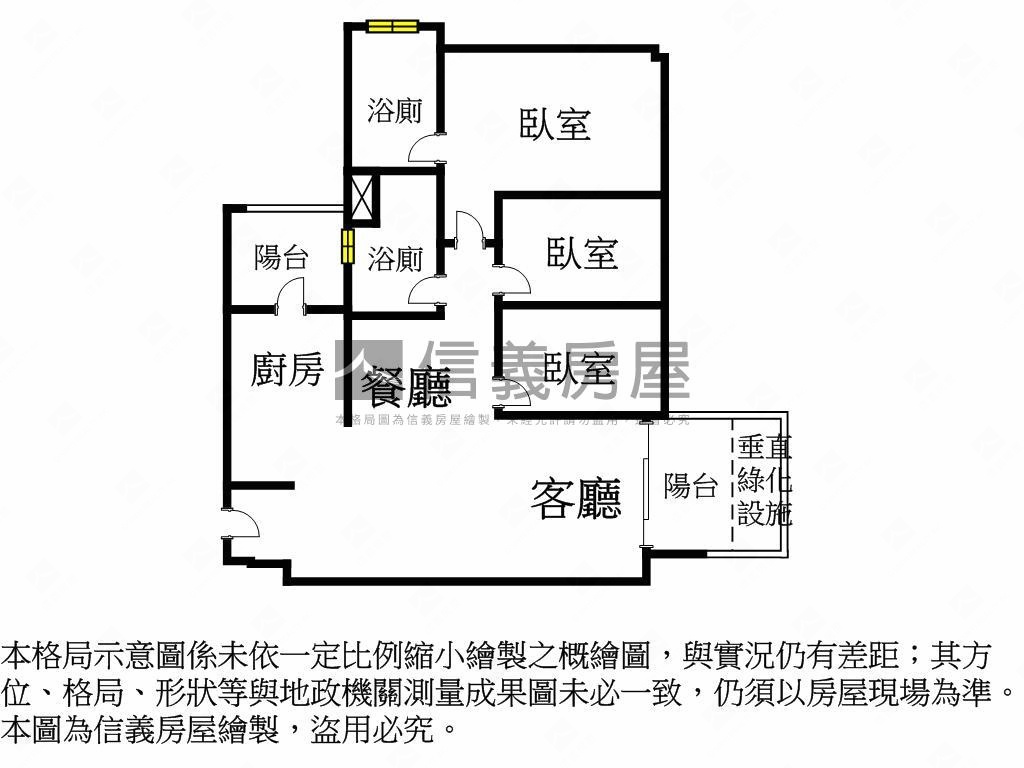夯浩瀚景立方高樓三房平車房屋室內格局與周邊環境