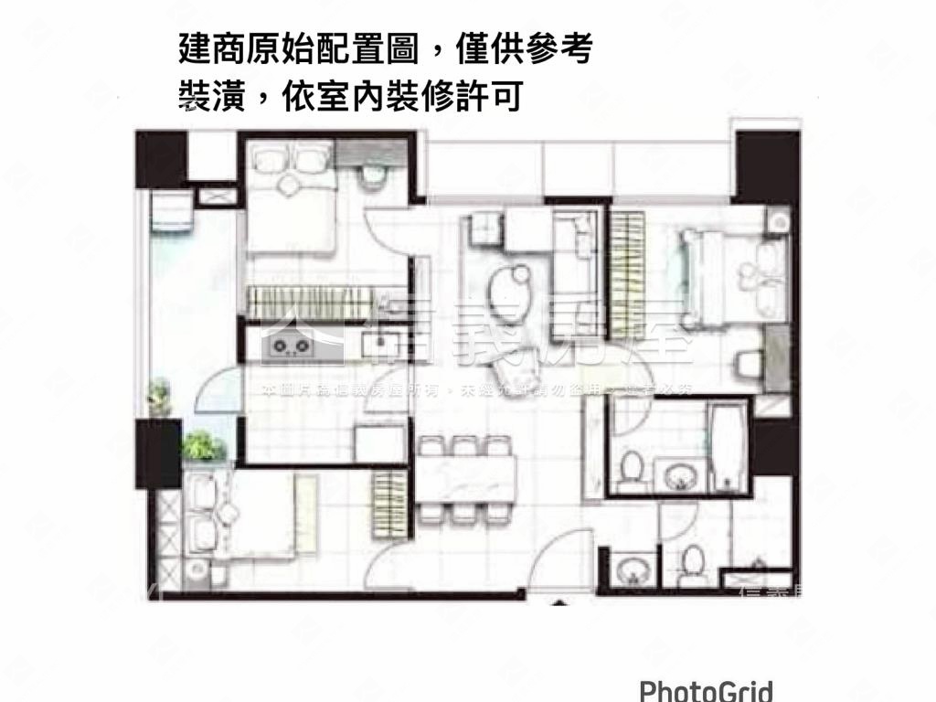 松山捷運正隆ＯＮＥ美三房房屋室內格局與周邊環境