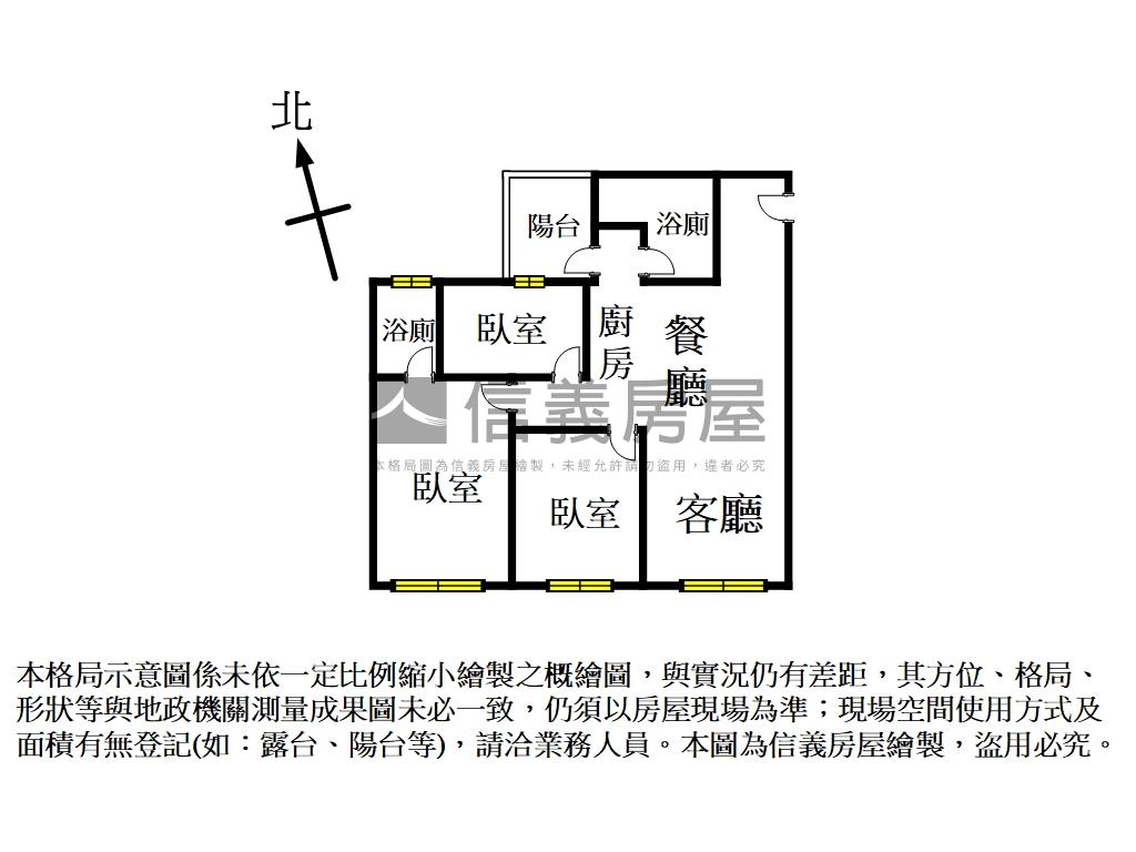 大毅人人幸福三房平車房屋室內格局與周邊環境