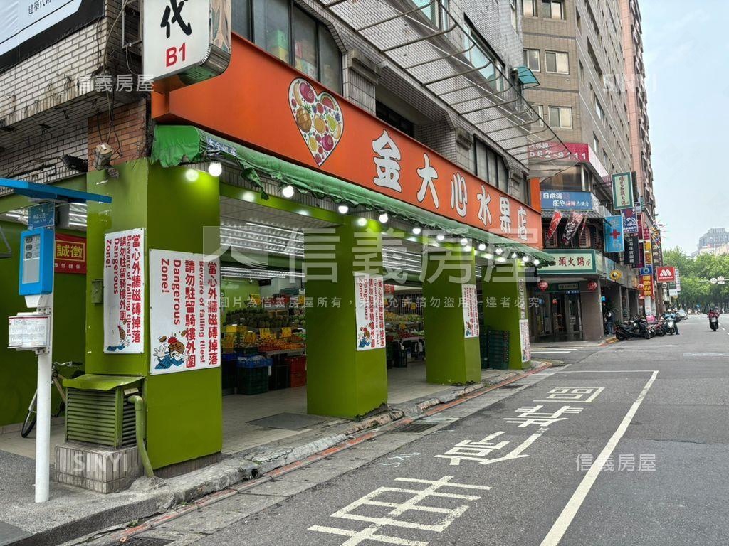 北市三角窗金店面房屋室內格局與周邊環境