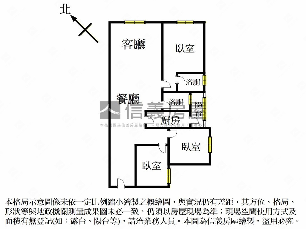 白金特區三房車位房屋室內格局與周邊環境