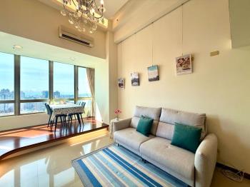 南加州Ａ棟高樓朝南河景