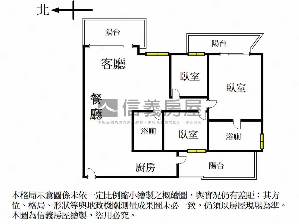 華尚ＡＲＴ全新三房平車房屋室內格局與周邊環境