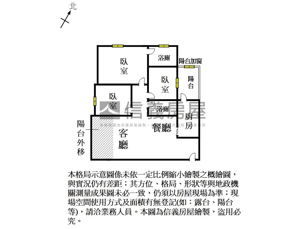 急！北區高樓三房雙平車位房屋室內格局與周邊環境