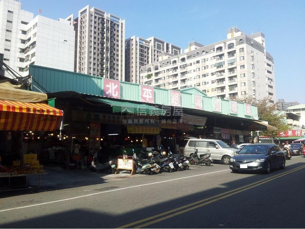 北平商圈旁大面寬金店住房屋室內格局與周邊環境