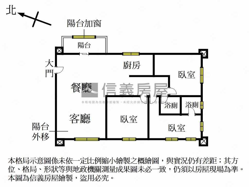 淡水春天華廈稀有釋出三房房屋室內格局與周邊環境